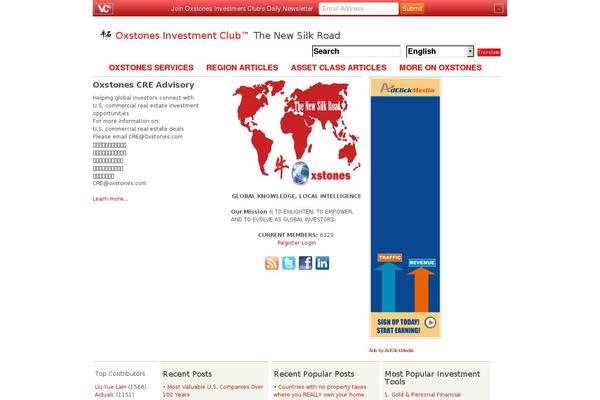Site using Sharebar plugin