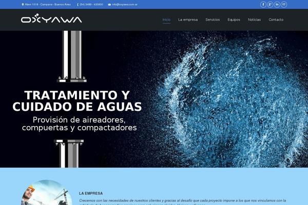 The7 theme site design template sample