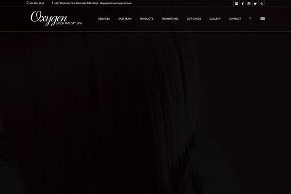Coiffeur theme site design template sample