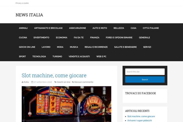 Schema theme site design template sample