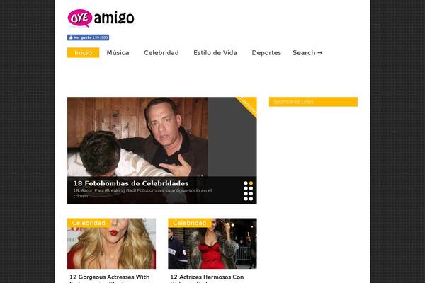 Gonzo theme site design template sample
