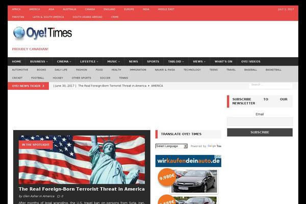 Site using a3 Lazy Load plugin