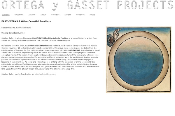 oygprojects.com site used Moderngrid