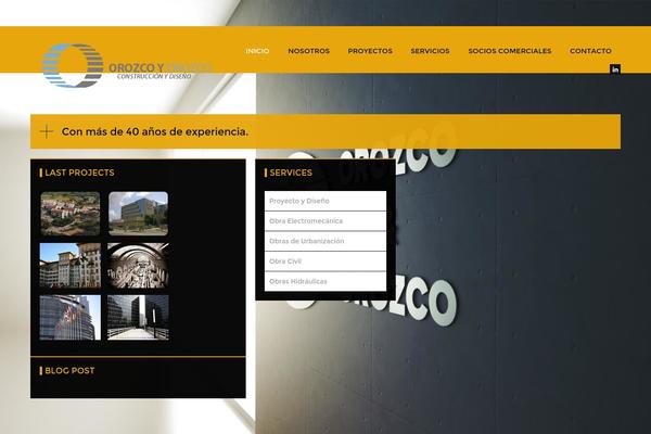 Modernist theme site design template sample