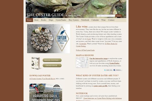 Oyster theme site design template sample