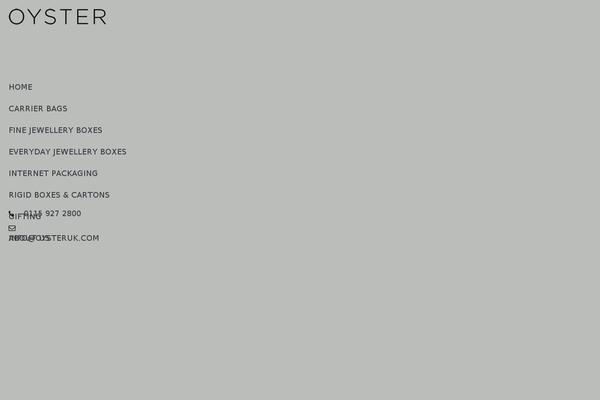 Oyster theme site design template sample