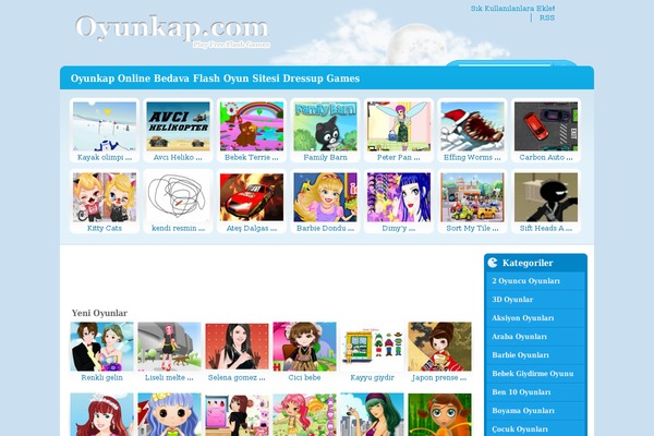 Flash Gamer theme site design template sample
