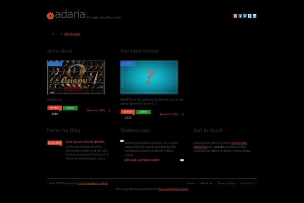 Gauge theme site design template sample