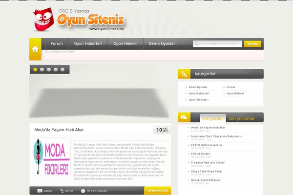 oyunsiteniz.com site used Trendblog