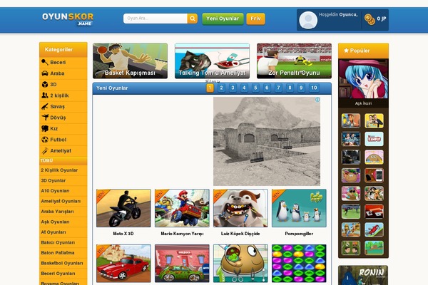 oyunjoker theme websites examples