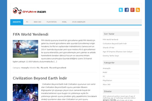oyunveindir.com site used Iconic One