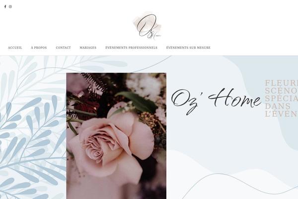 Melinda theme site design template sample