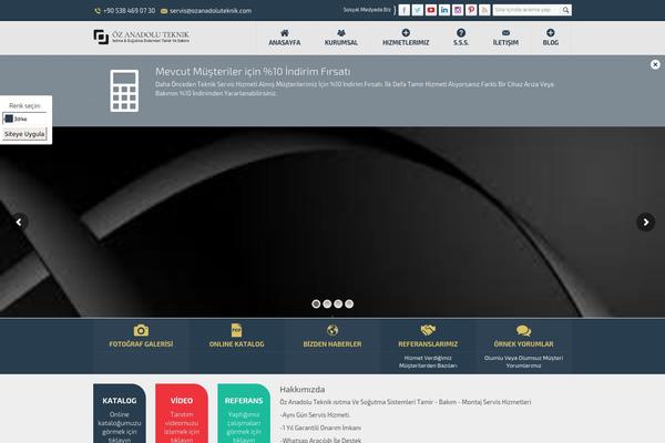 Safirkurumsal theme site design template sample