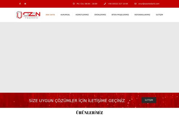 Constructo theme site design template sample