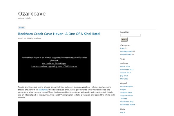 Room 34 Baseline theme site design template sample