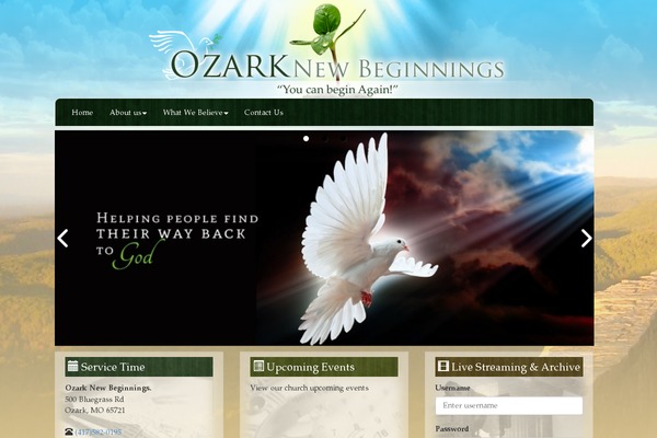 ozarknewbeginnings.com site used Ozarknewbeginnings