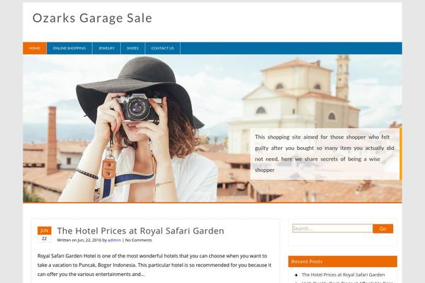 Profound theme site design template sample