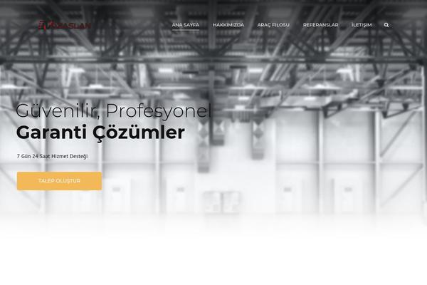 Transport theme site design template sample