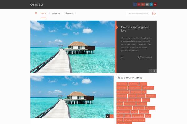 GoodInc theme site design template sample