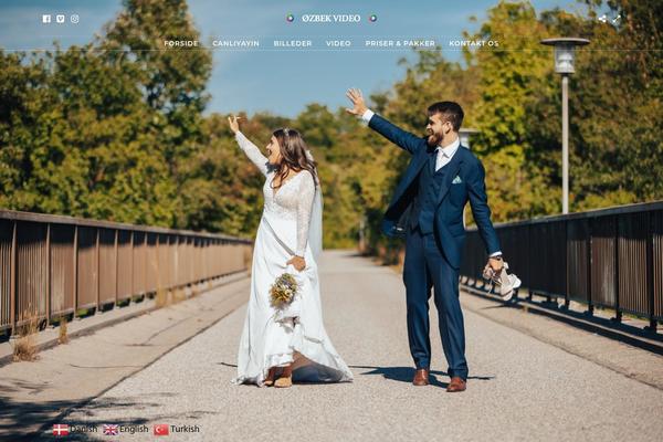 Photography theme site design template sample