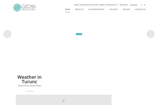Site using Tp-hotel-booking plugin