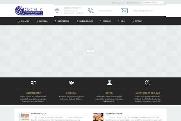 Yakamoz theme site design template sample