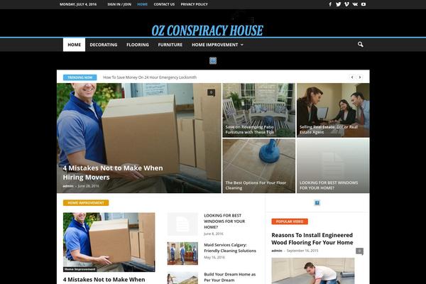 NewsMag theme site design template sample