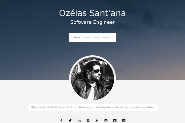 Organic_profile theme site design template sample
