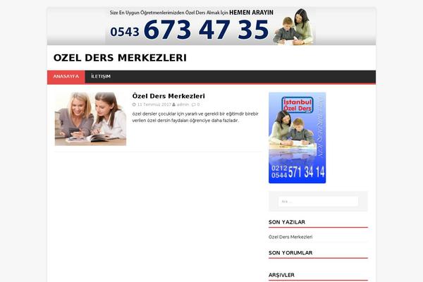 Genelia theme websites examples