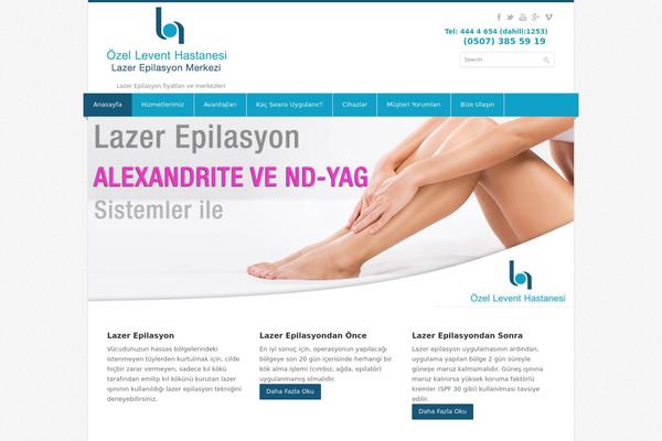 Nevia theme site design template sample