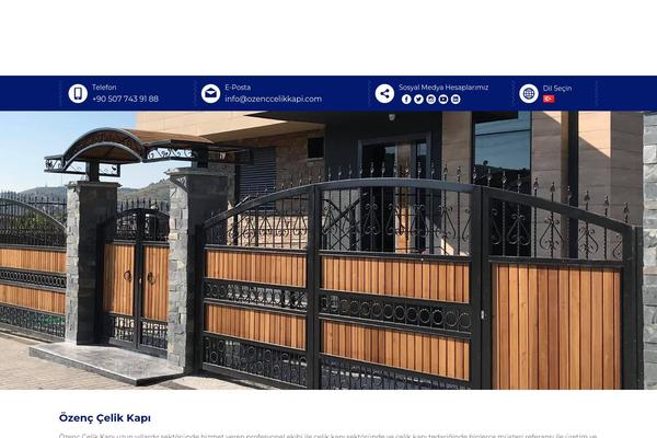 Yildiz theme site design template sample