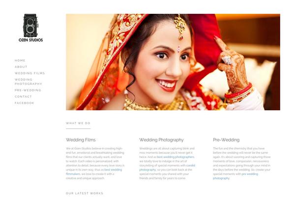 Nordic theme site design template sample
