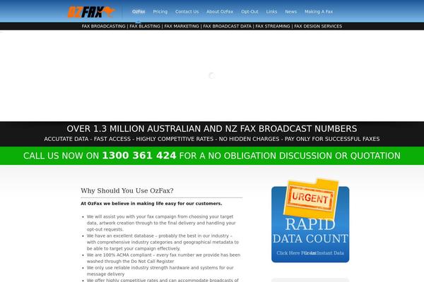 ozfax.com site used Ozfax