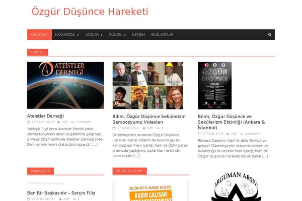 Awaken theme site design template sample