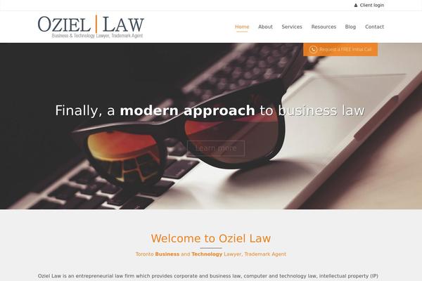 Omega theme site design template sample