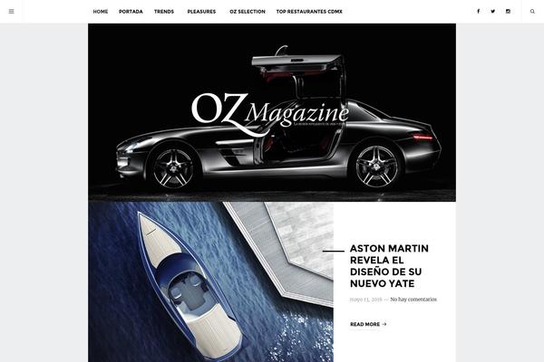 Curated theme site design template sample