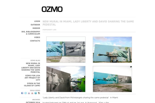 Minimalist theme site design template sample