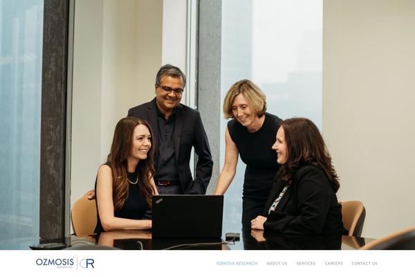 Osmosis theme site design template sample