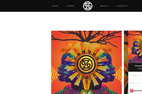 ozomatli.com site used Ozo