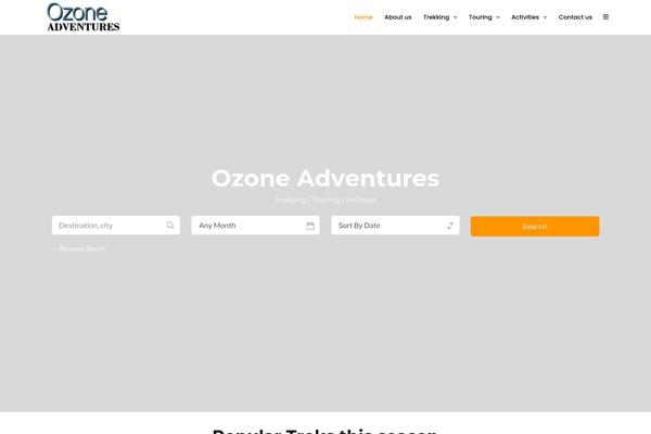 Site using Grandtour-custom-post plugin
