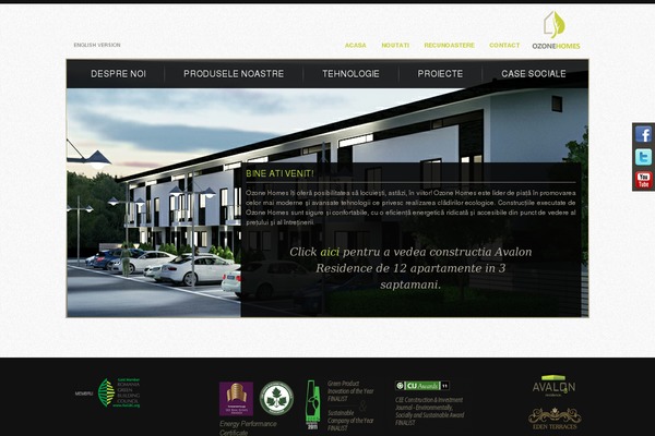 ozonehomes.ro site used Ozone