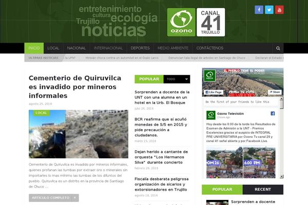 NewsOnline theme site design template sample