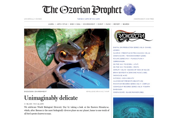 ozorianprophet.eu site used Ozorianprophet.eu