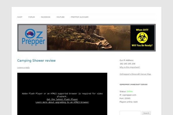 Site using Counterize plugin