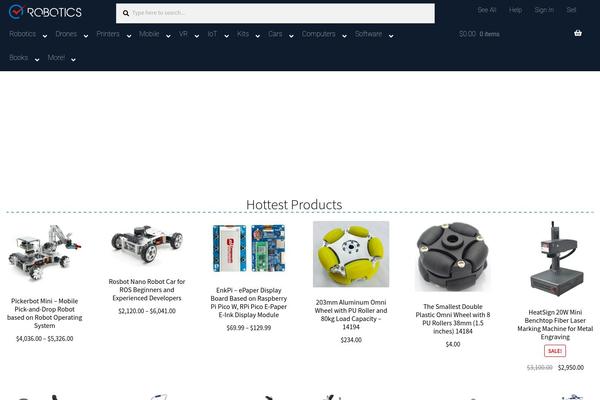 Site using Storefront Footer Bar plugin