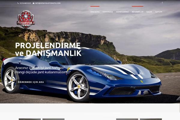 Autozone theme site design template sample