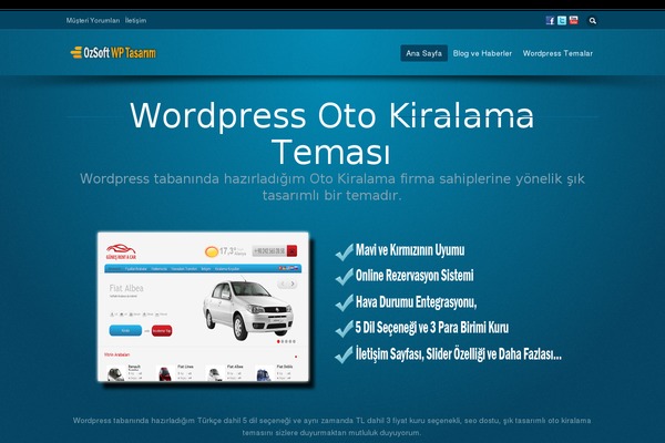 WordPress website example screenshot