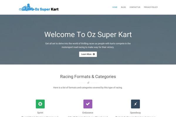 Total theme site design template sample