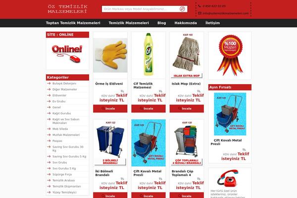 oztemizlikmalzemeleri.com site used Hali