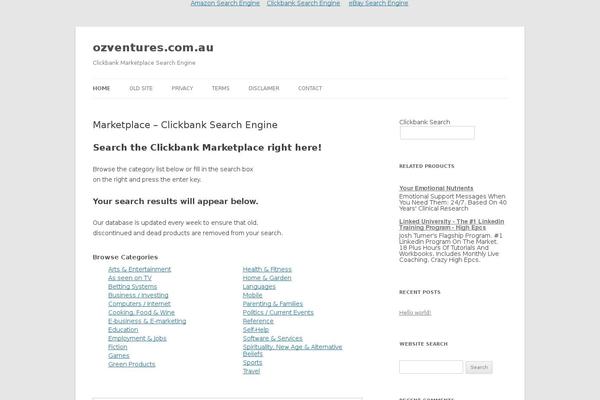 Site using WP-Click-Tracker plugin